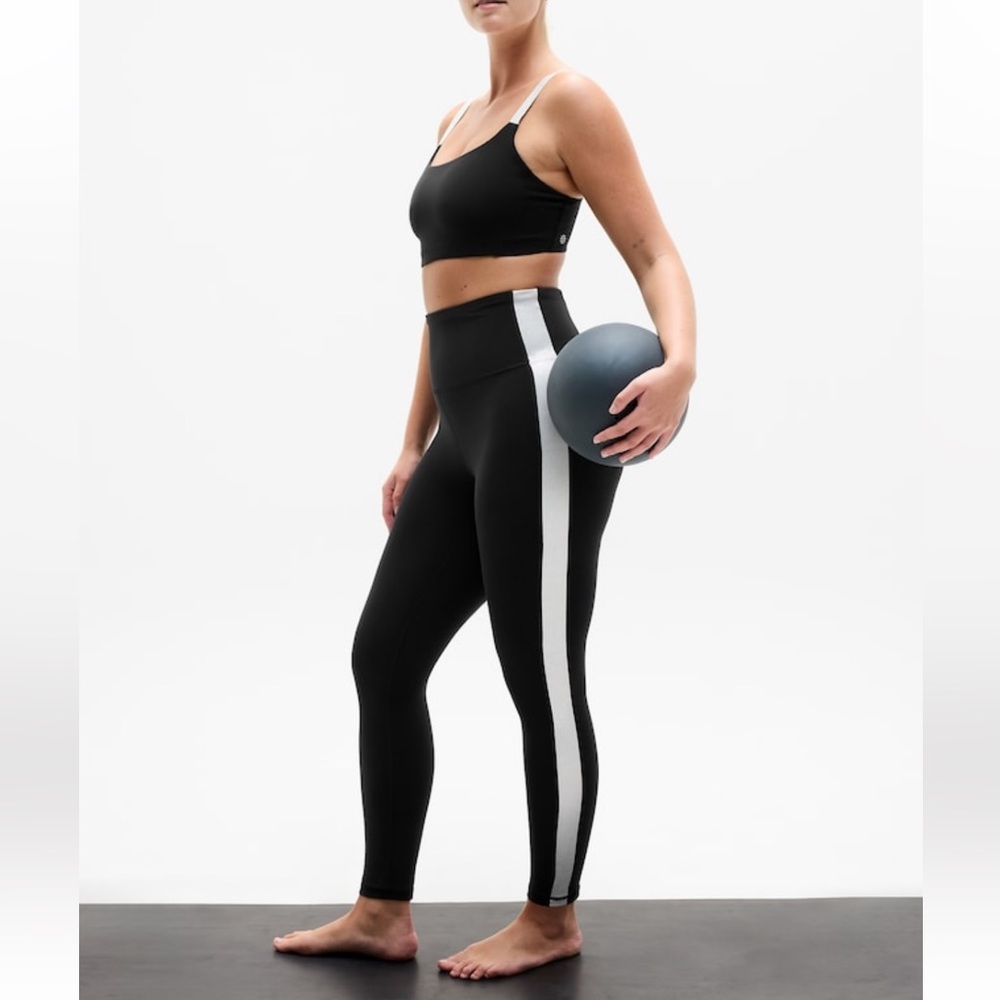 Elation Ultra High Rise Shine Sport Stripe 7/8 legging - Picture 2 of 5